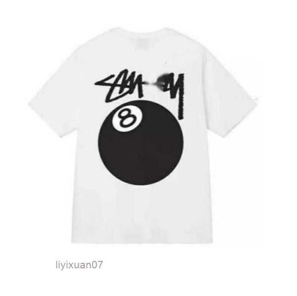 

stussys t shirt ins fashion mens designer tees ice cream t shirt summer casual short sleeve breathable dice print round neck tshirt luxury, White;black