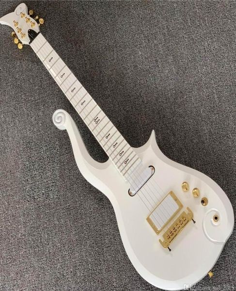 

super rare prince cloud sparkle pearl white electric guitar in white5139968