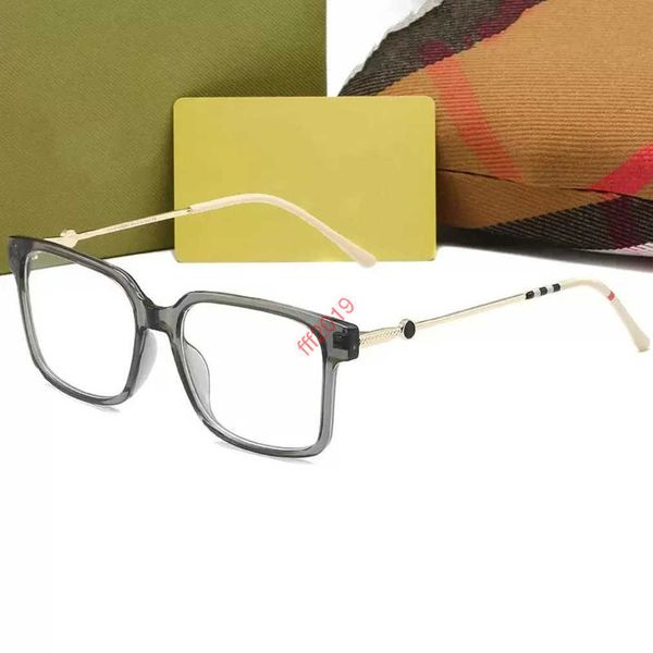 

burbreries fashion brand sunglasses fashion square antiblue light glasses women men vintage black clear computer burberies glasses oversize, White;black
