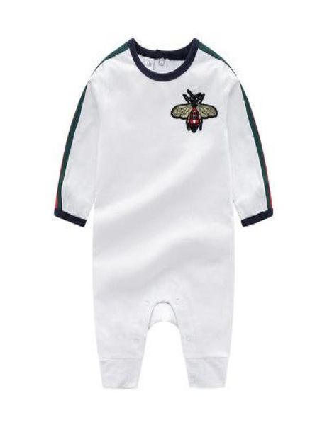

new baby rompers spring autumn baby boy clothes new romper cotton newborn baby girls kids designer cartoon bee infant jumpsuits cl1644405, Blue