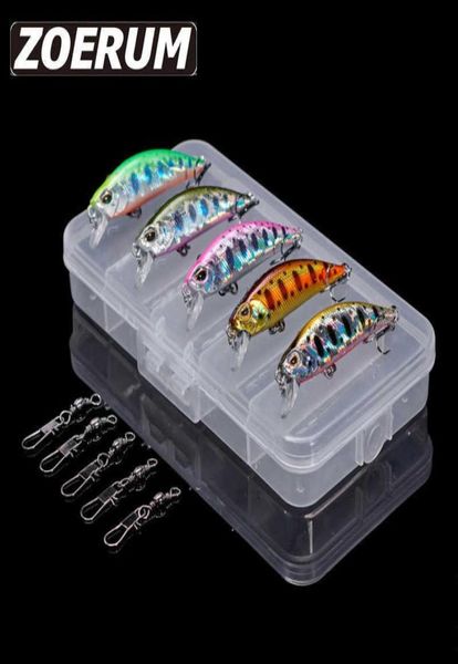 

5pcs trout fishing lure sets bait wobblers set artificial 5g 55mm pesca minnow sinking japan dw63 crankbait mini hard lures 2106227341329