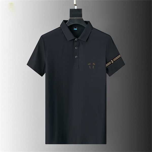 

2023 designer striped polo shirt t snake bee flower embroidery men's high street fashion horse a2 3m-3xl fi5v, White;black