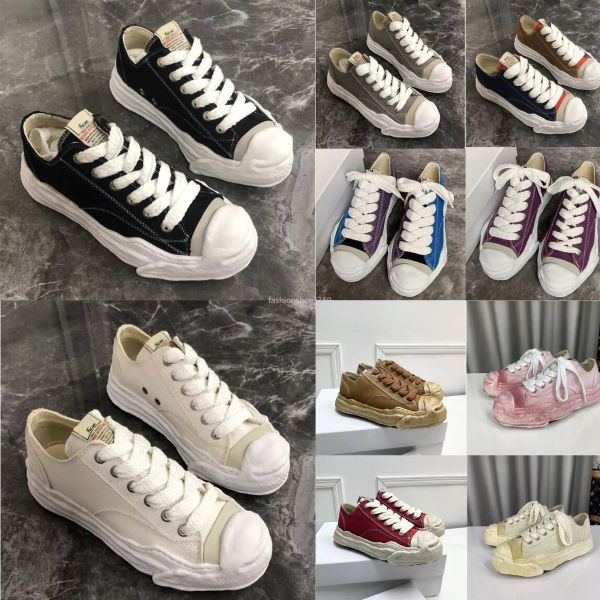 

Designer casual shoes canvas shoes luxury MMY women's shoes lace sneakers new MMY Mason Mihara Yasuhiro shoelace frame., Ivory