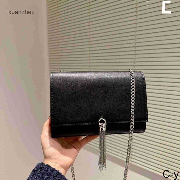 

lady yslbag brand purse designer flap classic chain satchel lourent kate classic flip handbag paris luxury tassel siant shoulder bag women&#