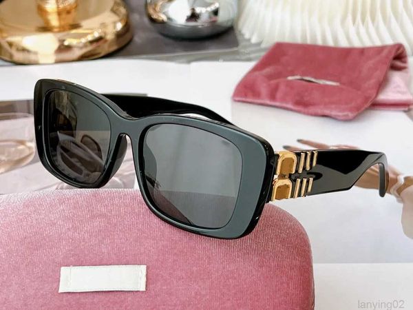 

luxury glasses miu sunglasses woman sunglasses high end designer sunglasses leg big mu word multicolor mu07ys color optional size54 19 140 b, White;black