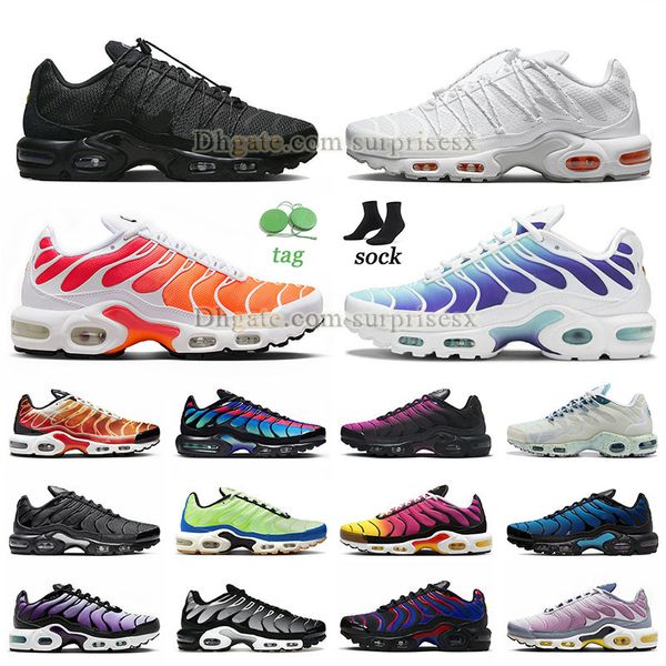 

2023 men women running shoes tns unity tn plus trainer mens terrascape triple black pink u light blue white sunrise fury jade dhgate.com out