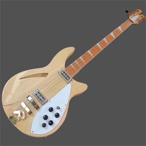 

classical bass guitar four strings, hollow bass, product, 2023