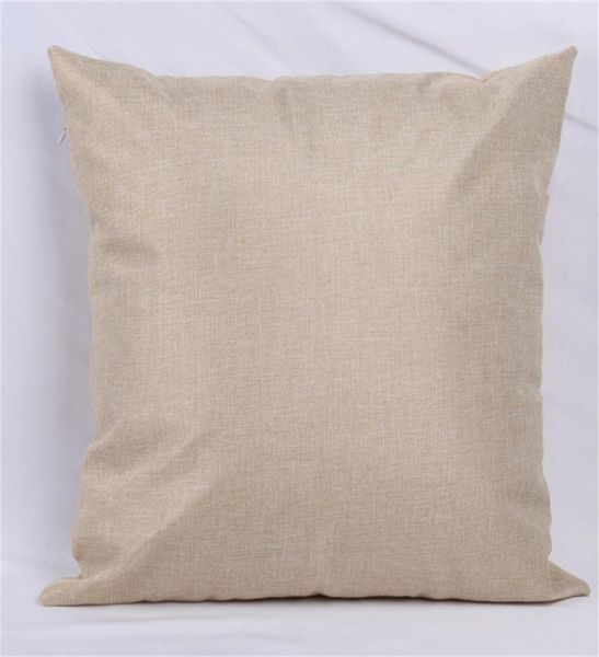 

blank linen sublimation pillowcase thermal transfer pillow throw cushion cover linen for heat print home sofa pillow case covers f6618952, Blue