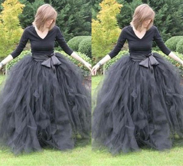 

floor length ball gown skirts for women ruffled tulle long skirt women tutu skirts lady homecoming dresses with sashes under1717774, Blue;pink