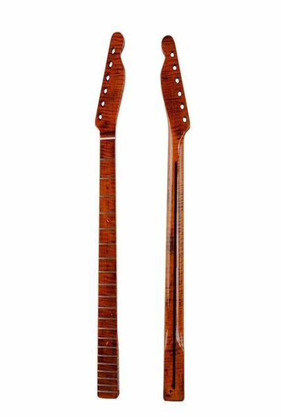 

guitar tiger flame maple neck 21 fret replacement for tele telecaster p63448951