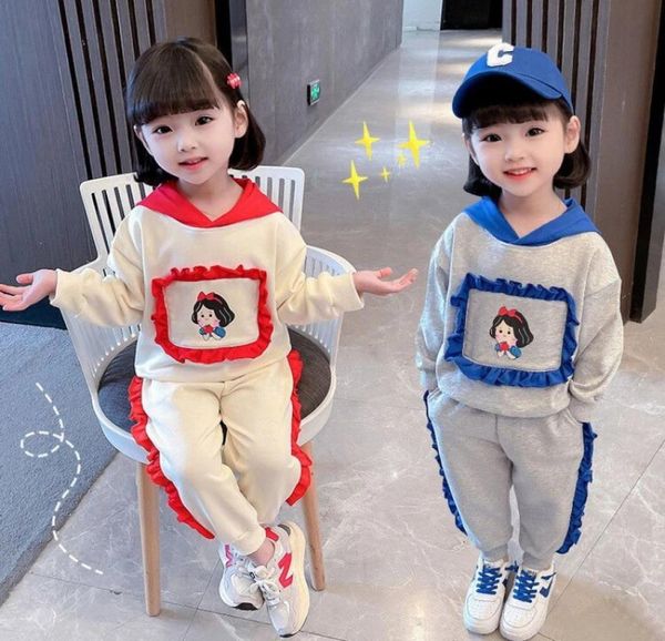 

clothes set for baby girls romper autumn cute babi 15 years child clothing children kids costum sweater with hooded9151304, White