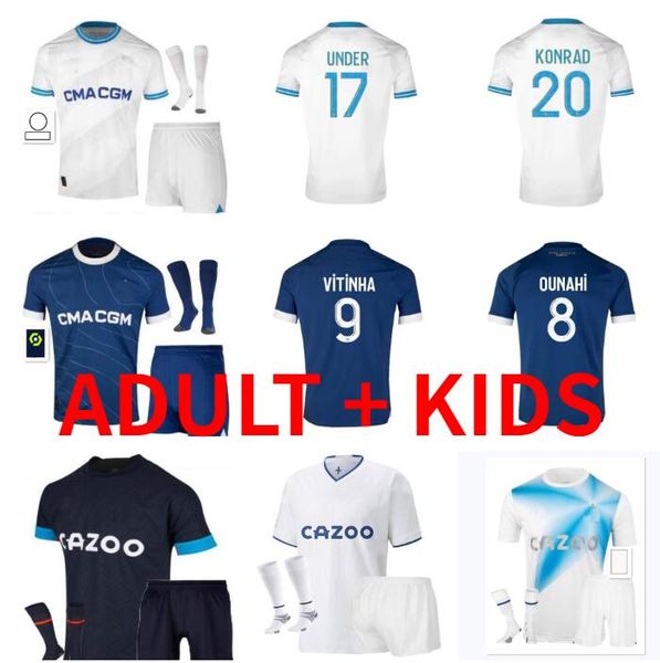 

23 24 marseilles payet alexis soccer jerseys 2023 2024 om guendouzi maillot shirt clauss nuno harit l suarez ounahi vitinha veretout footbal, Black