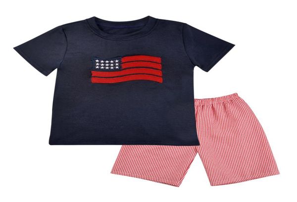 

embroidery kid designer clothe boy 2020 new design baby boys summer clothes set toddler outfits kids boutique clothing children we7208460, White