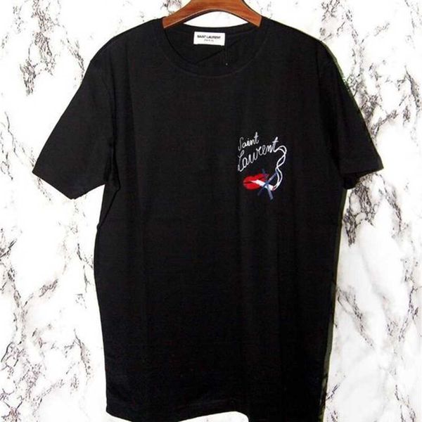 

designer t shirt men saint white t-shirt mens tshirts short sleeve print tshirt xo98, White;black