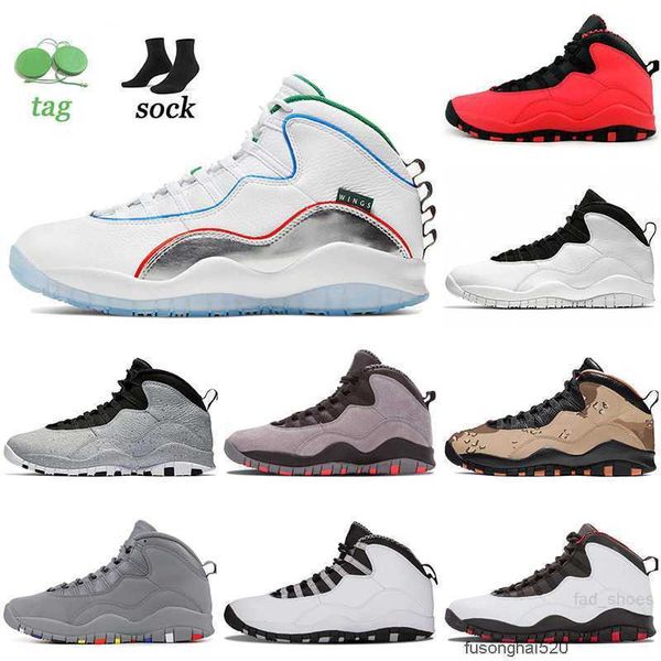 

jorden 10 10s 2023 jumpman basketball shoes wings fusion red back seattle tinker chicago mens womens westbrook tra jordens jordon