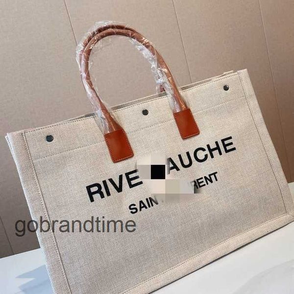 

tote used women lady classic bag rive gauche a yssbags as designer cowhide shopping canvas super large capacity travel can be size 48.35 abr