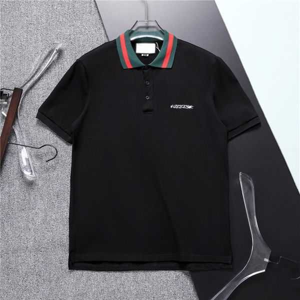 

mens polos golf fashion designer luxury boss colored polo collar stripe short sleeve cotton breathable classic comfortable casual 31 kbz5, White;black