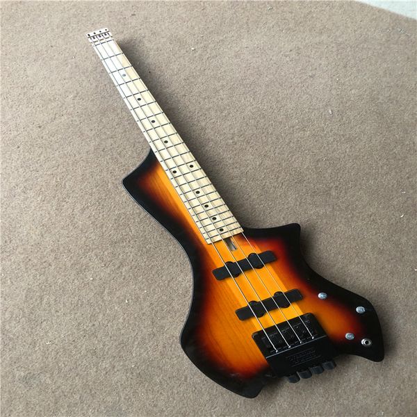 

30 inch travel electric bass in stock, the whole canadian maple wood assembly 75cm sun color accepted custom, fast delivery, ing