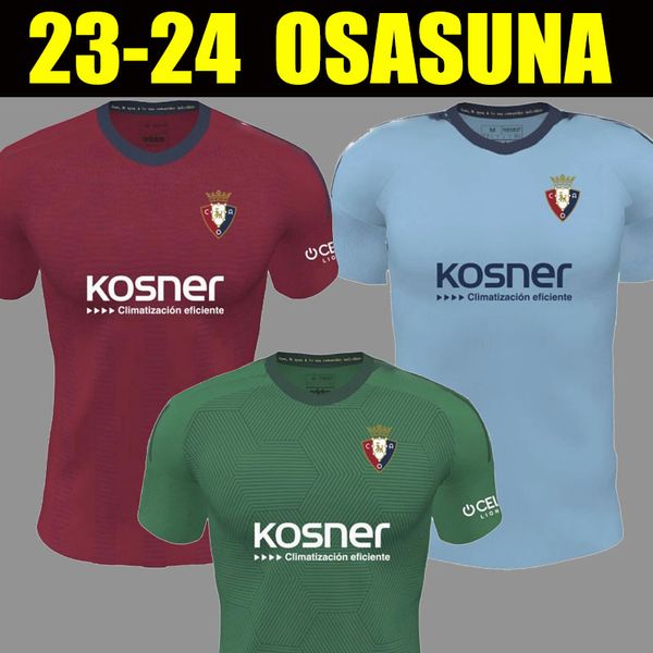 

23 24 osasuna soccer jersey home david garcia chimy avila camiseta equipacion adulto 2023 2024 torres moncayola manu sanchez home away 3rd f, Black;yellow