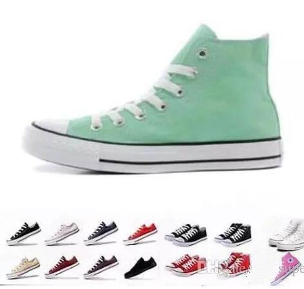 

3545 high casual shoes low style sports stars chuck classic conver canvas shoe sneakers men039s women039s canvas sh9597826, Black;red