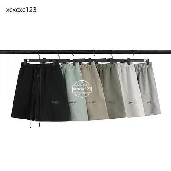 

essentail shirt man designer short mens shorts summer essentail short pant trend loose joggers sweatpants essentialclothing sports eletter p, White;black