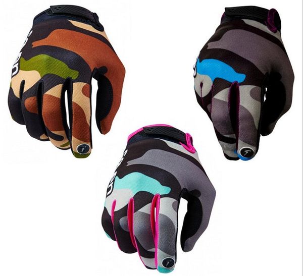 

new seven long finger bicycle gloves motorcycle crosscountry gloves outdoor riding gloves explosion2607181, Black