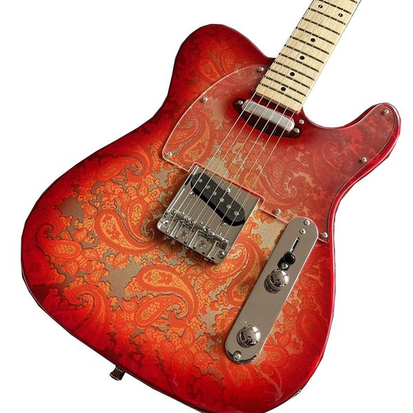 

factory direct sales high beauty red tailai amoeba electric guitar professional