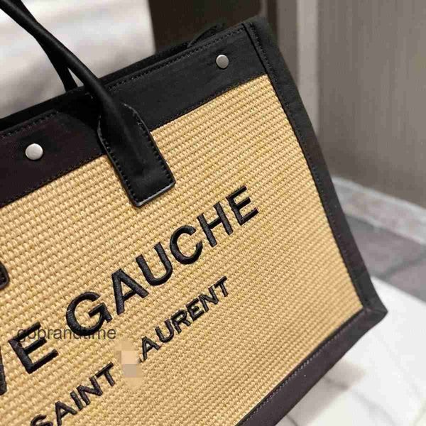 

classic designer shopping and embroidered gauche woven bag yssbags rive lady women size 48 36 travel capacity abrasion tote dirt resistant o