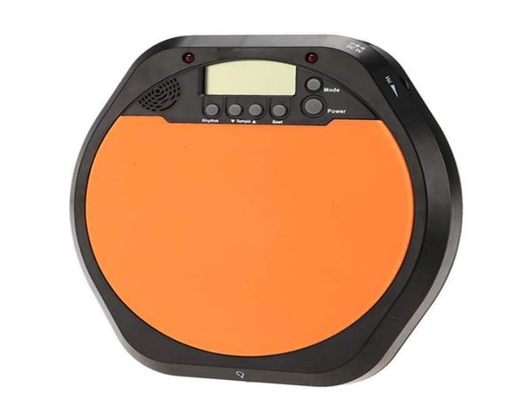 

digital drummer training practice drum pad metronome w earphone batteries5030979