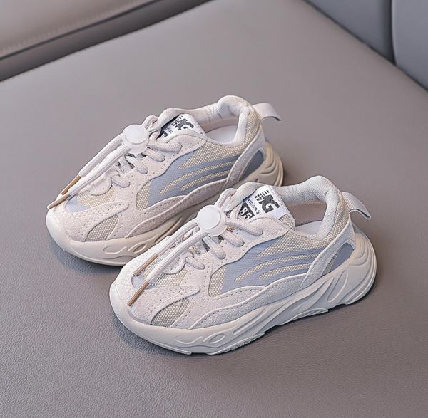 

spring autumn children casual shoes baby girls fashion sport sneaker toddler boy white mesh trainer running shoes4396429, Black;red