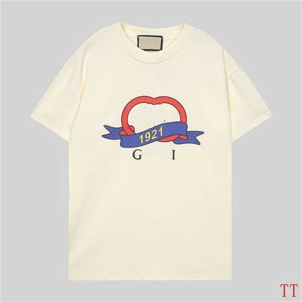 

designer summer shirt fashion men tshirt letters print short sleeves round neck loose breathable cotton anti-shrink casual loose classic lux, White;black