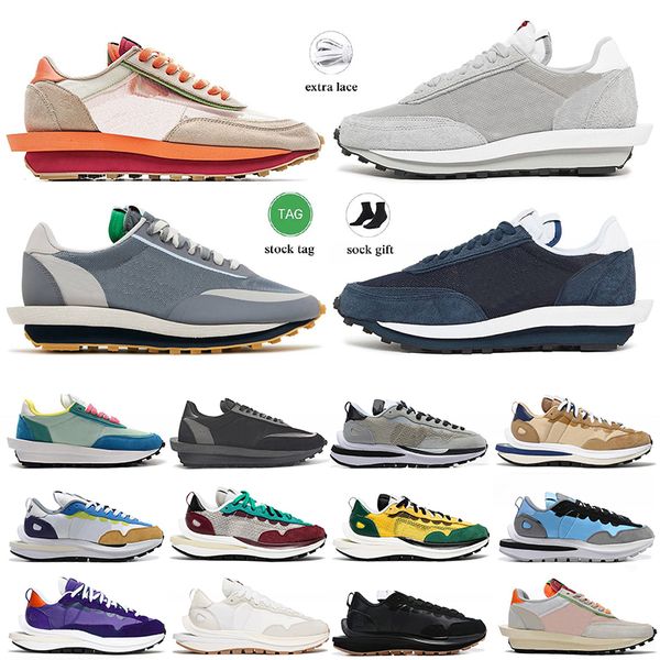 

women mens ldwaffle running shoes waffle blazer vaporwaffle sail gum white black undercover sesame blue void dark iris fragment wolf grey pe