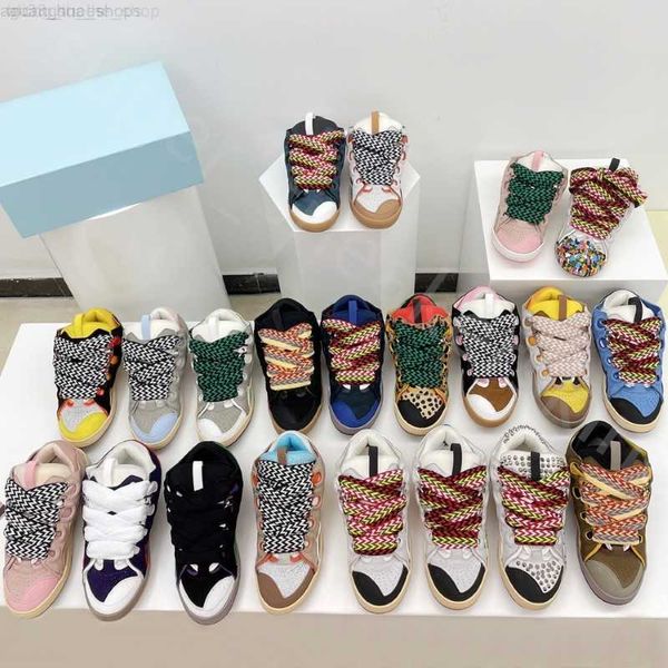 

casual shoes new curb trainers runners men sneakers sports fashion woman flat couples high designer women leather with box 35-46