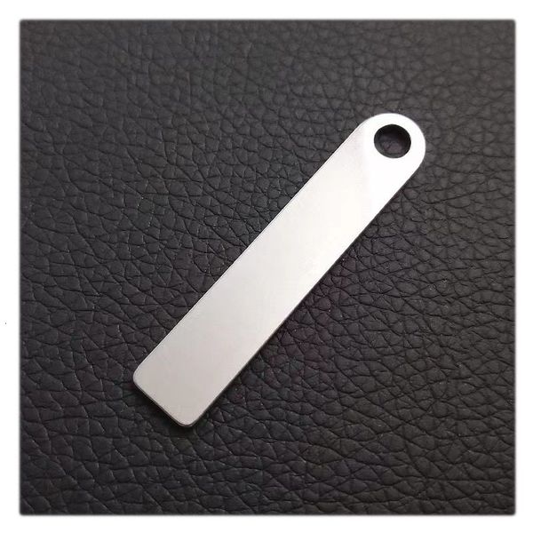 

pins brooches 50 blank key rings stainless steel personalized gifts 230704, Gray