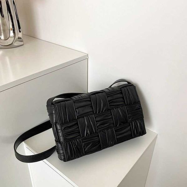 

senior sense pleated braided bag female 2023 spring and summer new fashion fashion all small niche single shoulder crossbody small square ba