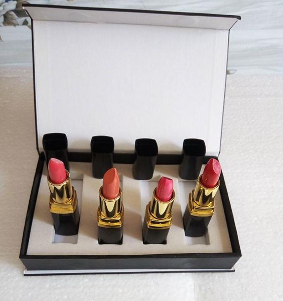 

4pcsset makeup set matte lipstick 4color lip sticks make up cosmetic 4 colors lips kit8362782