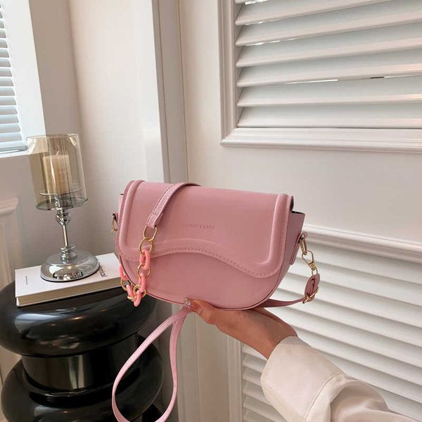 

leisure shoulder bag for women's bag spring new fashion saddle bag crossbody bag this year's popular bag for women