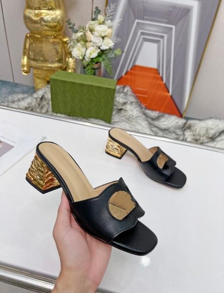 

fashion slide sandals slippers for men women with original box designer beach flip flops slipper eru 36-42 #1100, Black