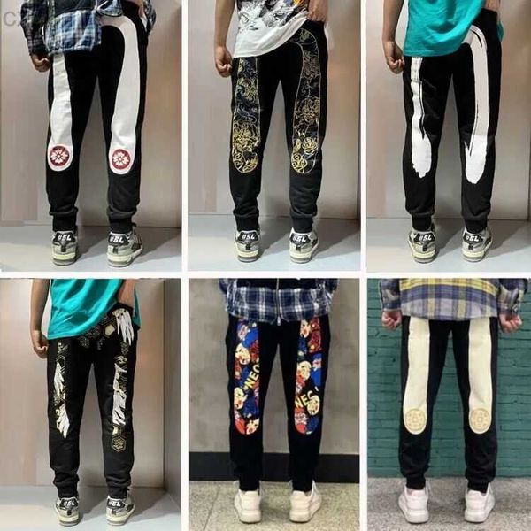 

and european american designers summer thin star same jeans men's slim small straight patch hole beggar pants retro, Blue