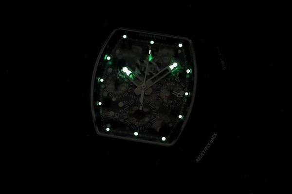 

personality mechanical r i c h a r d luxury superb style male wrist watches rm11 rm11-03 f4h1 designer high-end quality tpt carbon fiber bez, Slivery;brown
