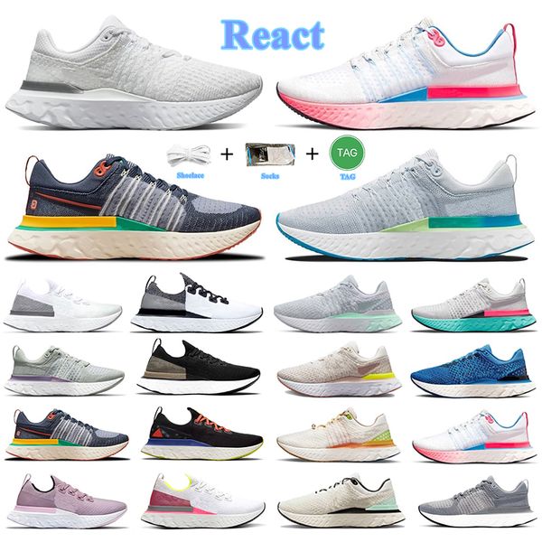 

react infinity run 2.0 3.0 men running shoes rawdacious fly triple black white knit hyper pink glaze chaz bundick miami mint foam sun club t