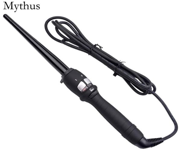 

single ceramic barrel hair curling irondigital temperature control hair curlerfast heating cone shape curling hair tools2092268