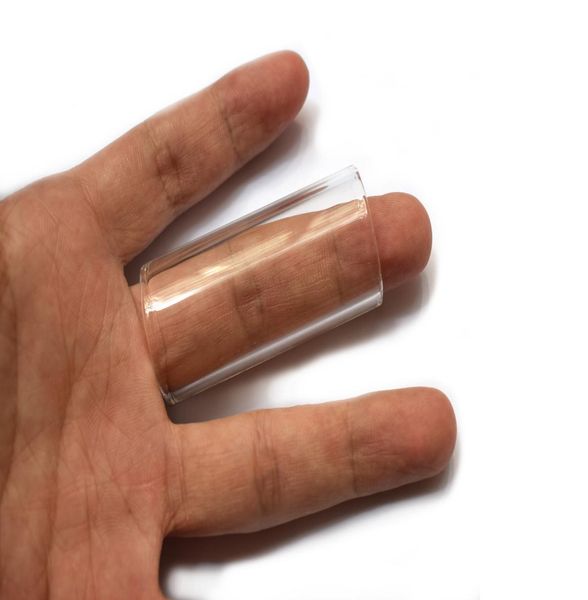 

useful guitar glass knuckle slide transparent clear guitar finger slides1239983