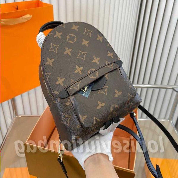 

lm40156v new arrival pu leather backpack bag womens palm designer bags fashion casual springs mini back pack style xiaolajiao z