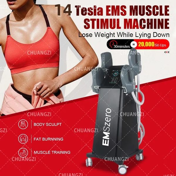 

2023 new neo 14 tesla 6500w emszero muscle building fat burning beauty machine