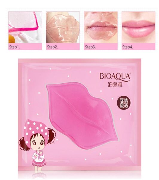 

bioaqua lip gel mask lip care hydrating repair remove lines blemishes lighten lip line collagen mask6144545
