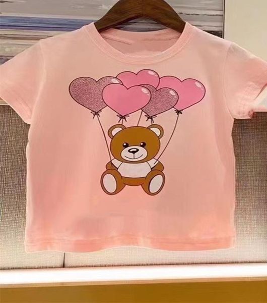 

2021 summer children clothing boys girls t shirt cotton short sleeve tshirt kids boy casual cute baby tshirt5412255, Blue