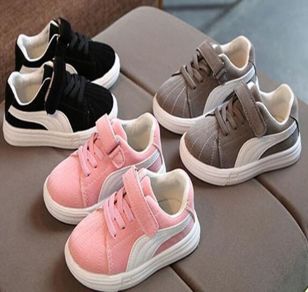 

springautumn children shoes boys girls sneakers fashion girls sports shoes kids casual breathable running shoes9693018, Black
