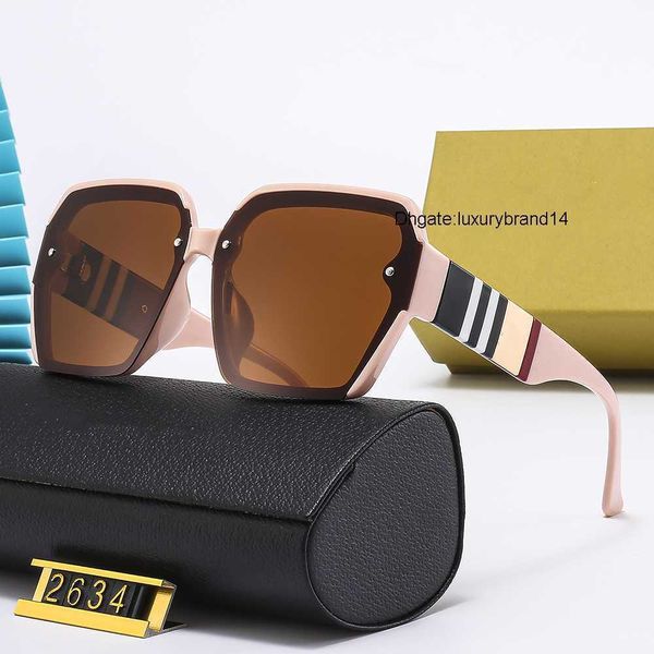 

designer driving fashion man and woman sunglasses burberies sunglasses brand ornamental goggle glasses polarized fashion burbreries glasses, White;black