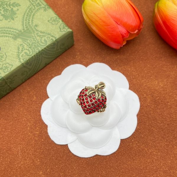 

designer branded jewelry rings womens gold silver plated copper finger adjustable ring women love charms wedding supplies luxury accessories